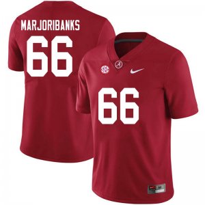 NCAA Men's Alabama Crimson Tide #66 Alec Marjoribanks Stitched College 2020 Nike Authentic Crimson Football Jersey HG17H12WC
